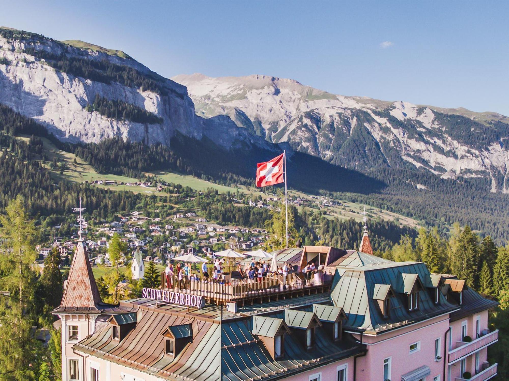 Romantik Hotel Schweizerhof & Spa Flims Zewnętrze zdjęcie